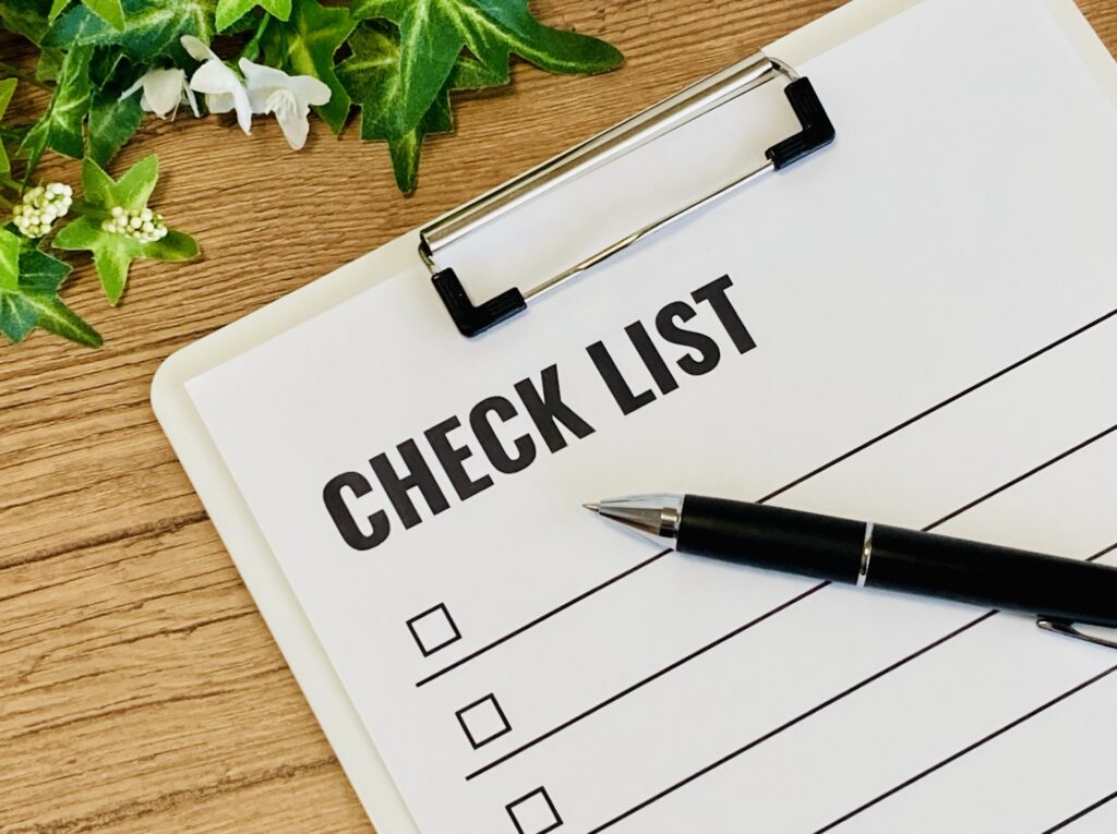 チェックリスト