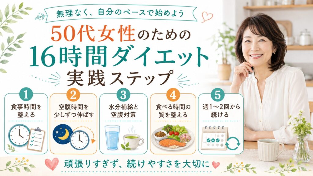 「頑張っても痩せない…」50代女性のための16時間ダイエット|無理なく続くファスティング習慣と成功のコツ 7 酵素のちから 50代女性のための16時間ダイエット方法