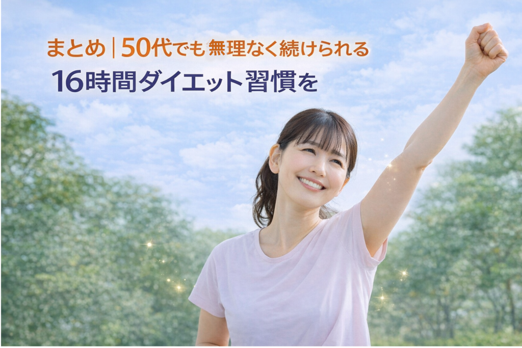 50代女性のための16時間ダイエット