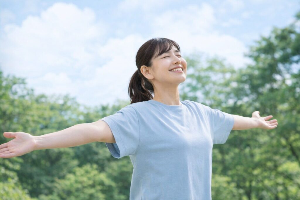 16時間ダイエットで健康を感じる50代女性