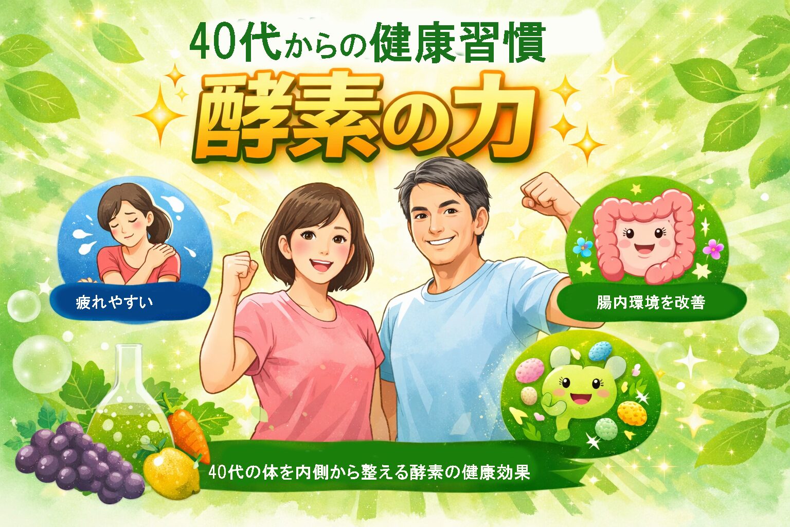 40代 酵素 健康効果