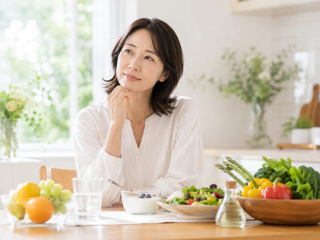 40代から酵素の働きが低下するのは何故と考えている女性