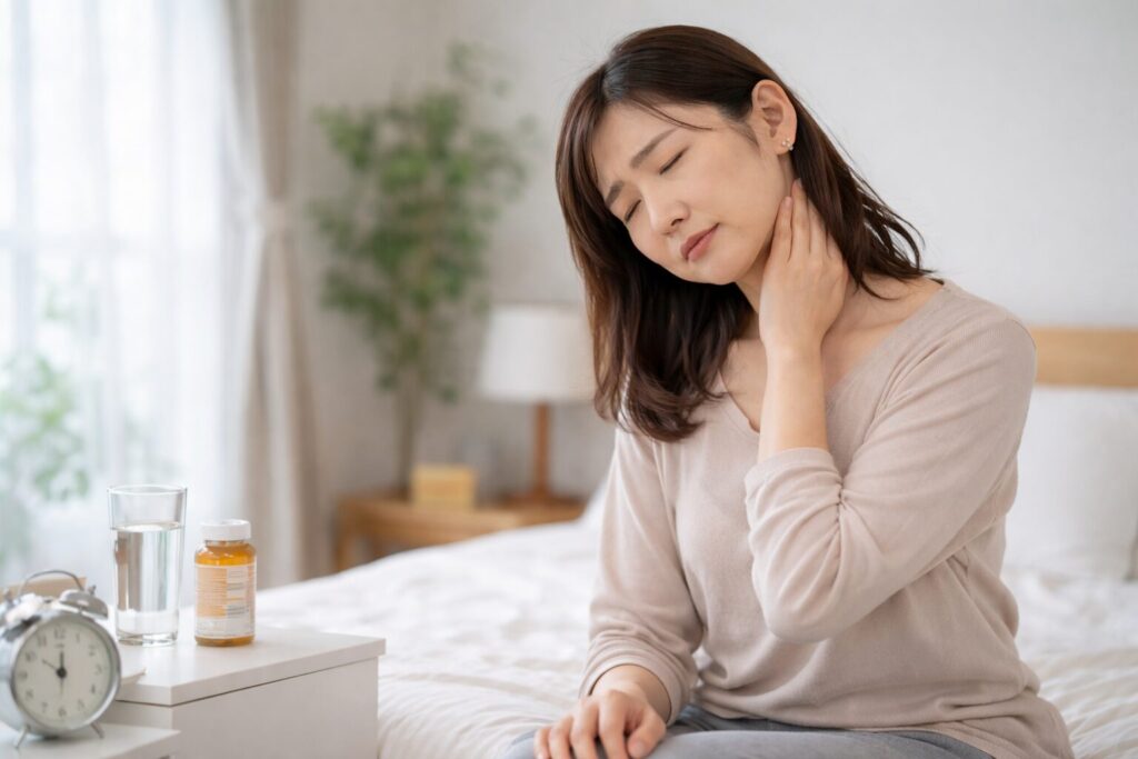 好転反応に悩む女性