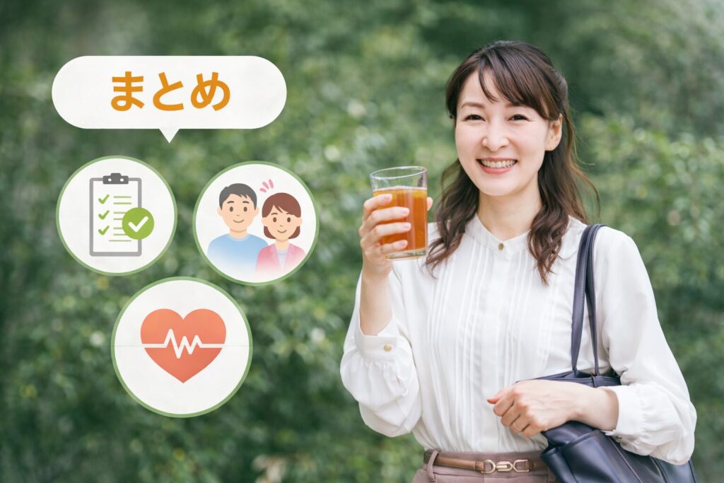 酵素を手にする女性