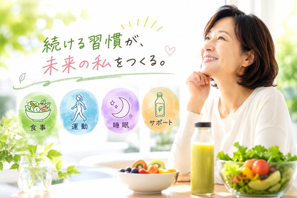 中高年のダイエットで痩せない理由とは?代謝・ホルモン・生活習慣の見直しポイント 24 酵素のちから 続ける習慣で未来を育む
