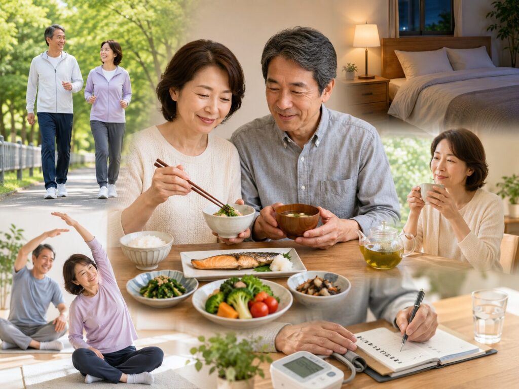 中高年 生活習慣病 予防に大切な5つの生活習慣
