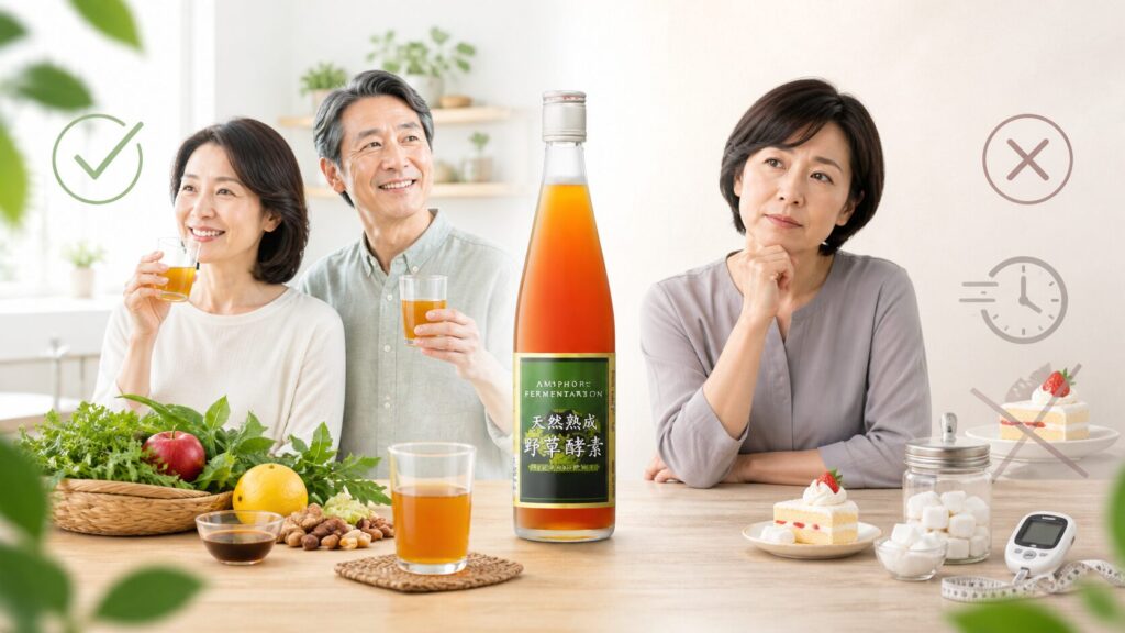 天然熟成野草酵素がおすすめな人・おすすめしない人