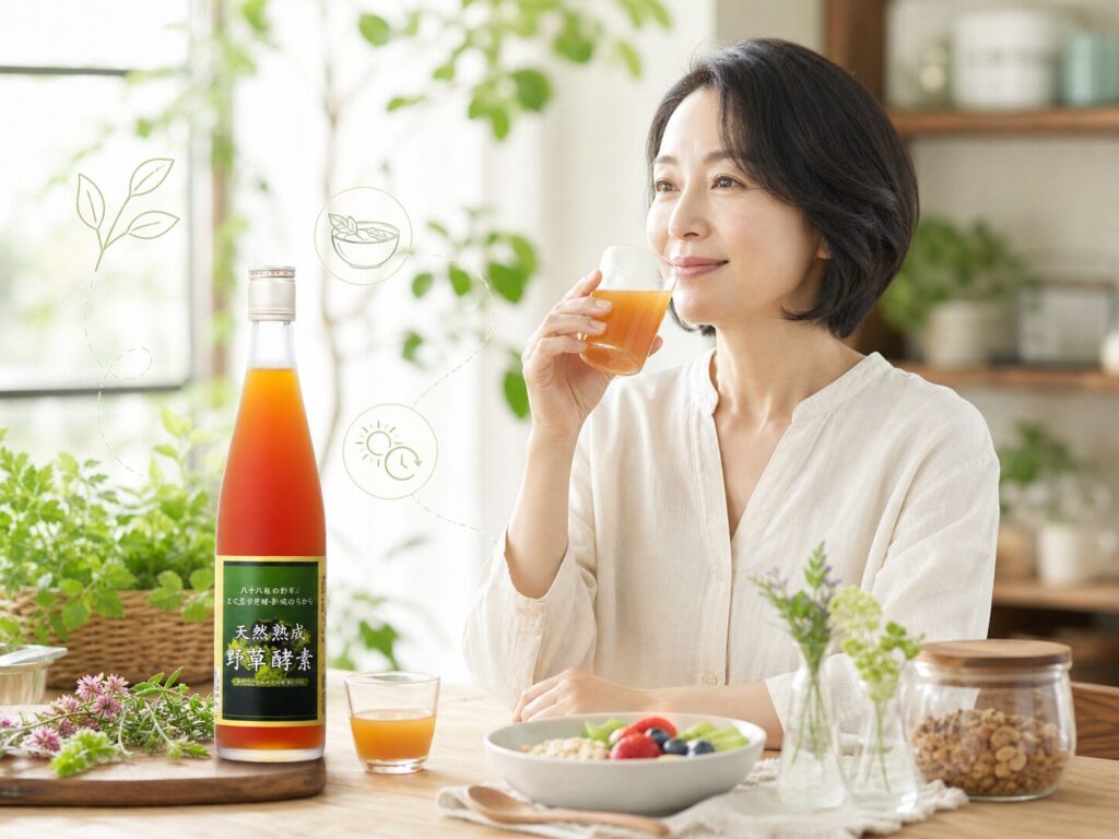 天然熟成野草酵素に期待されるサポート