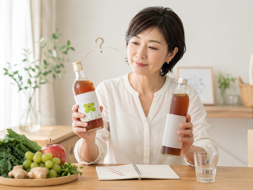 酵素ドリンクの比較イメージ