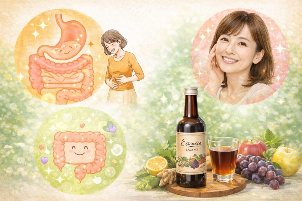 エッセンシア酵素の効果は本当?口コミから分かる実感ポイントと中高年に向く理由 3 酵素のちから エッセンシア酵素の効果