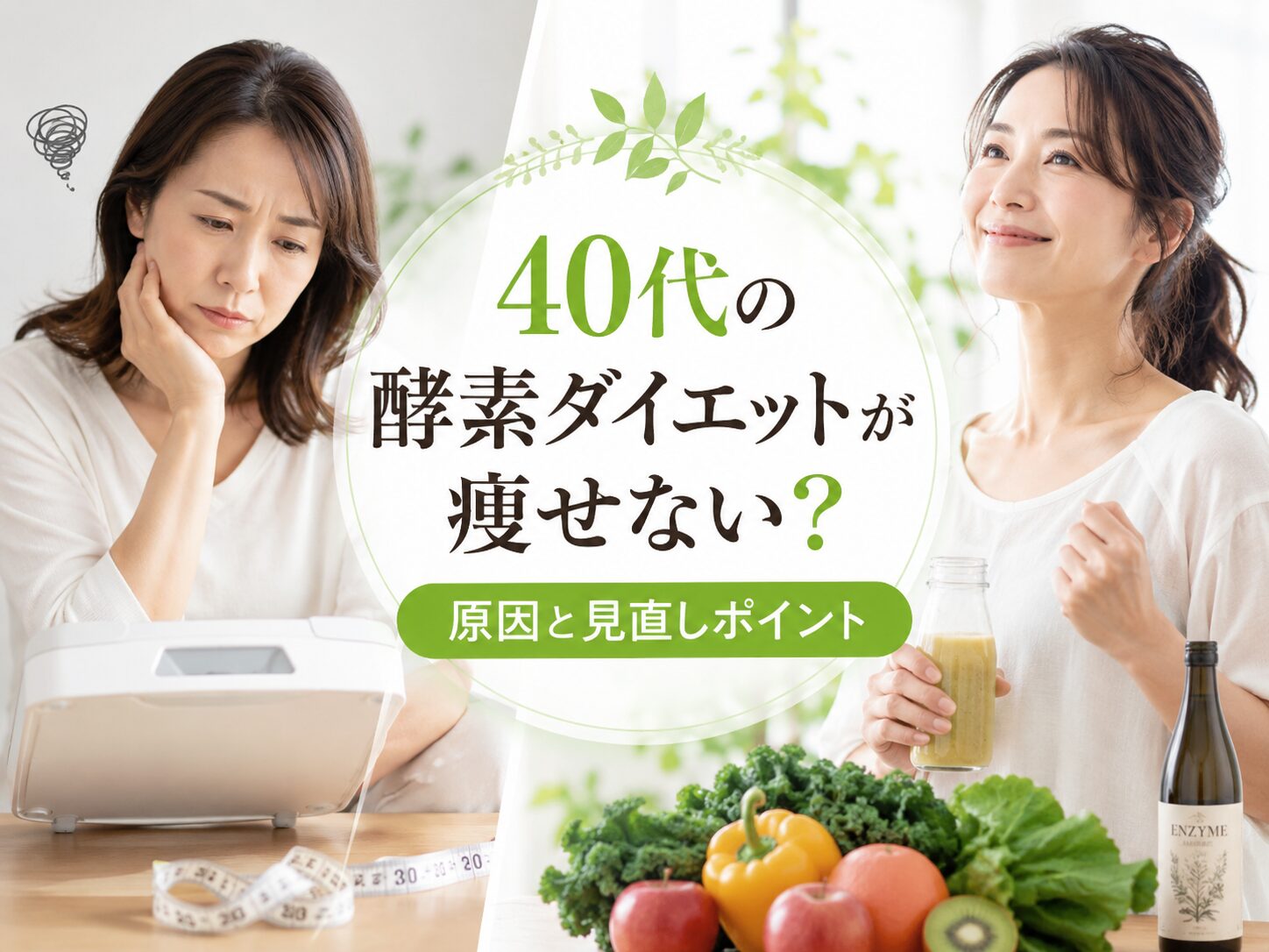40代 酵素ダイエット 痩せない