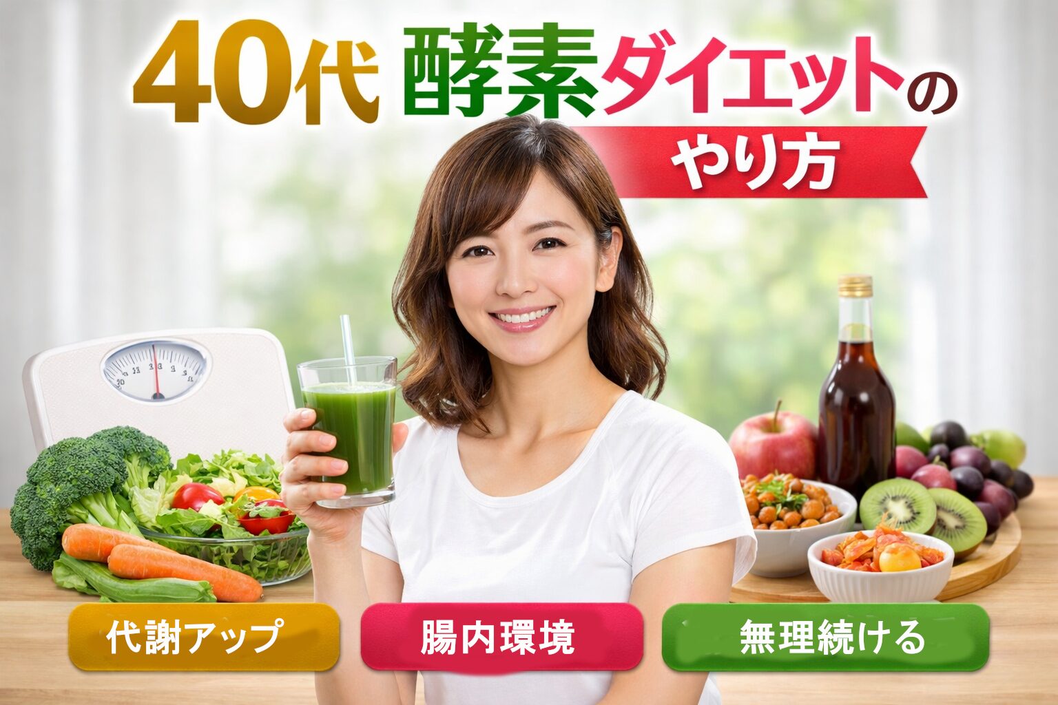 40代酵素ダイエットのやり方