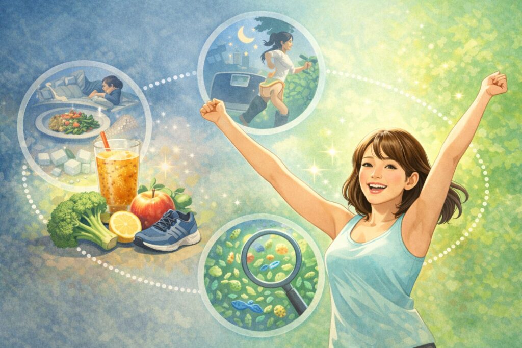 40代の酵素ダイエットが痩せないのは“やり方のズレ”|原因と正しい整え方 5 酵素のちから 痩せない状態を見直した40代女性