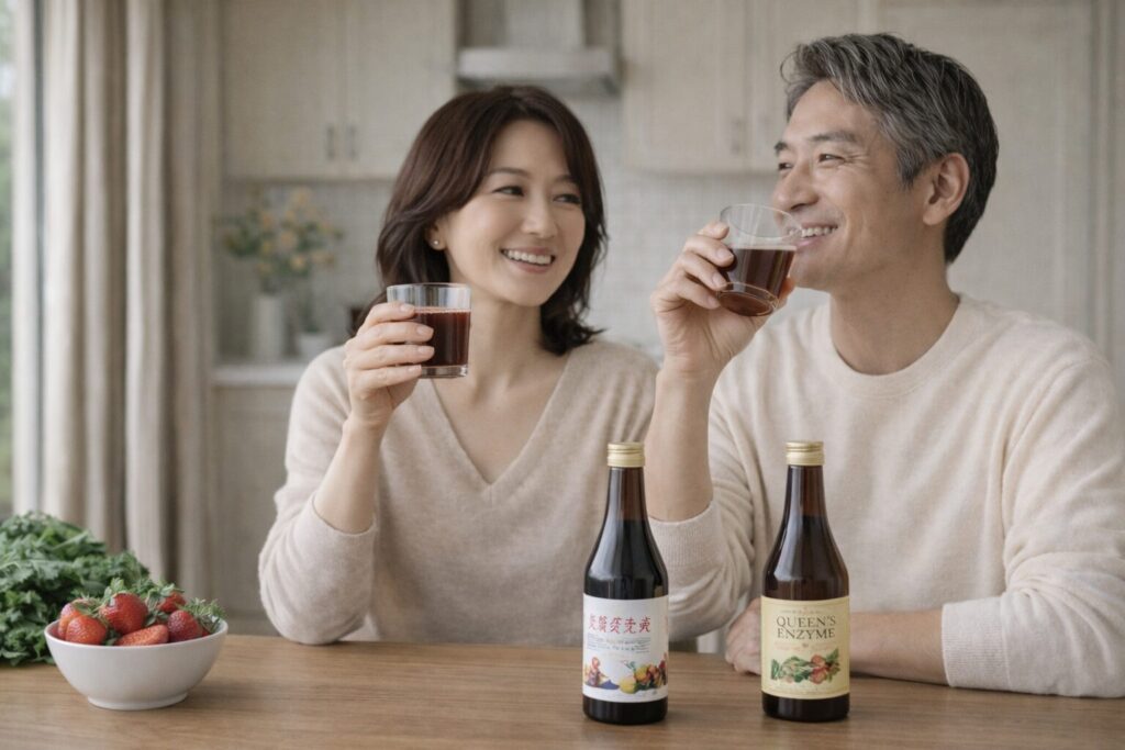 中高年におすすめの酵素ドリンク比較5選|失敗しない選び方ガイド 19 酵素のちから 自分に合った酵素ドリンクを飲んでいれ宇中高年男女