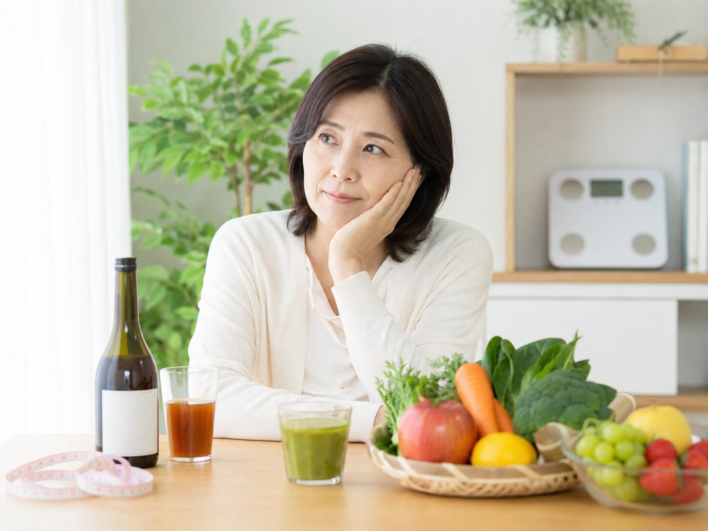 痩せないと悩んでいる50代女性