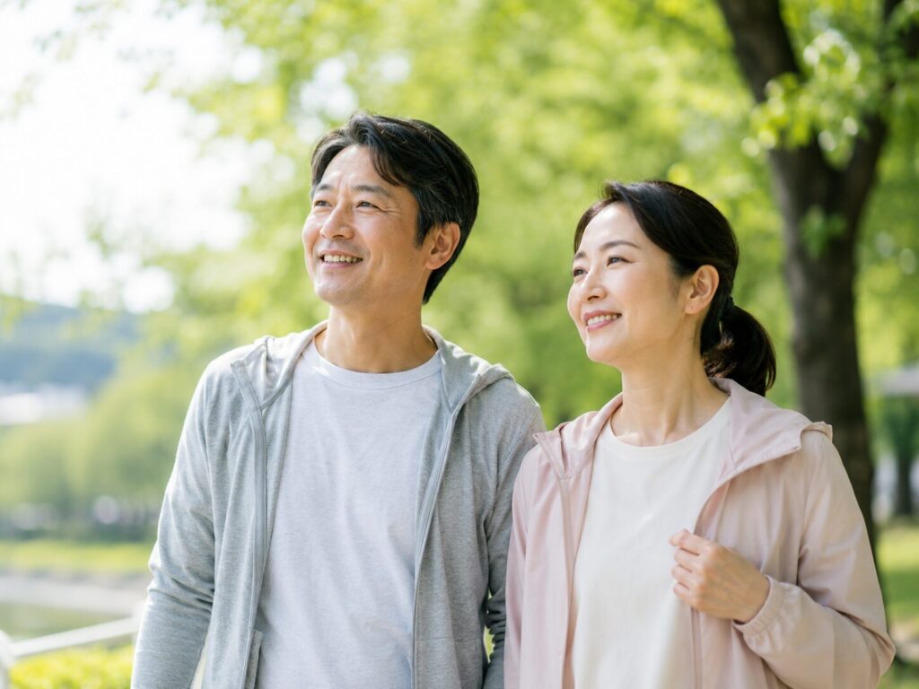 公園での穏やかなひととき