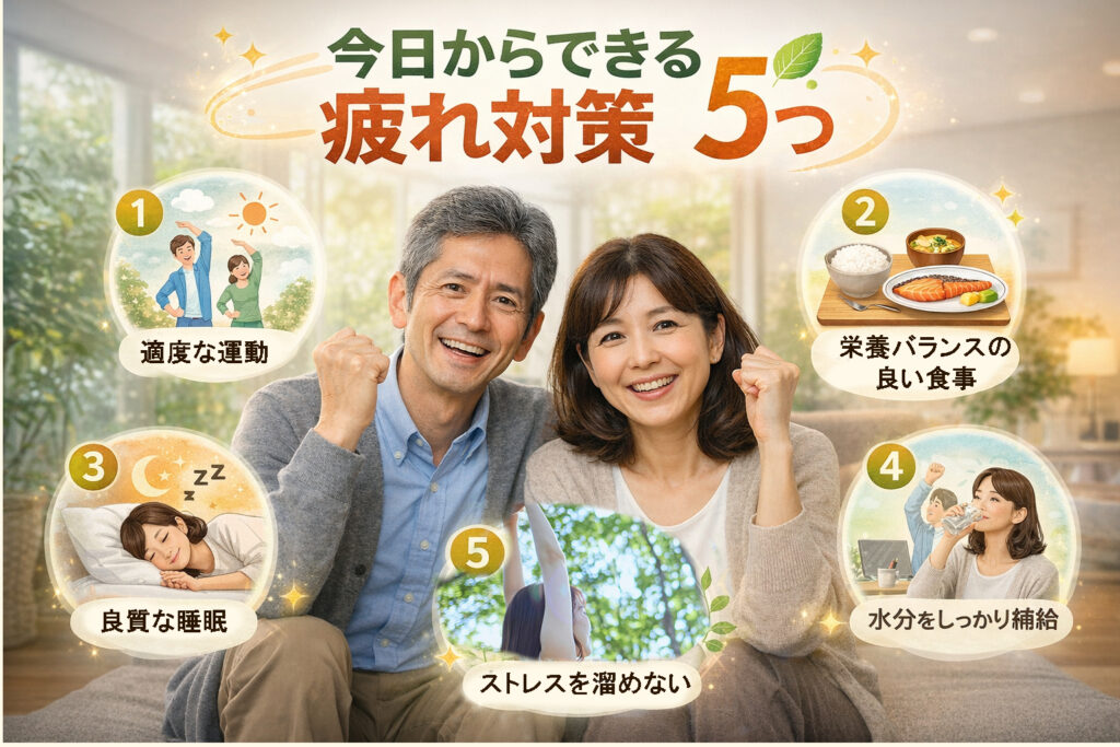 中高年の疲れ対策