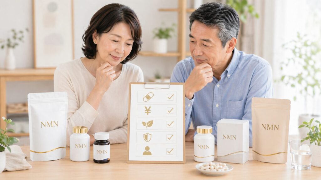 NMNサプリの選び方の確認 5つのポイント
