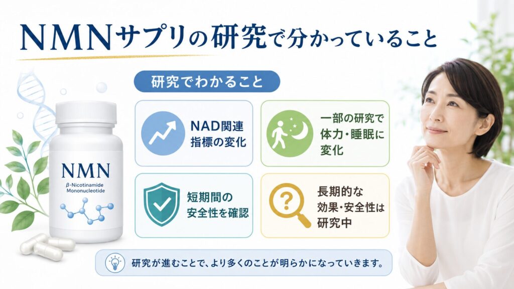 NMNサプリの研究で分かっていること