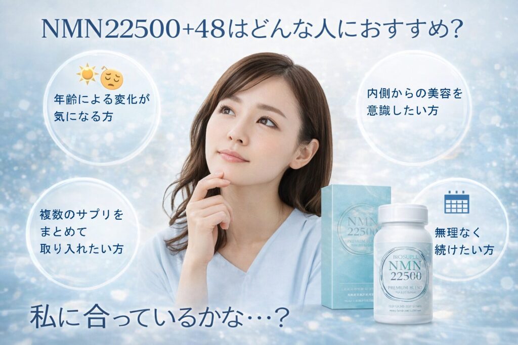 NMN22500+48はどんな人におすすめ？