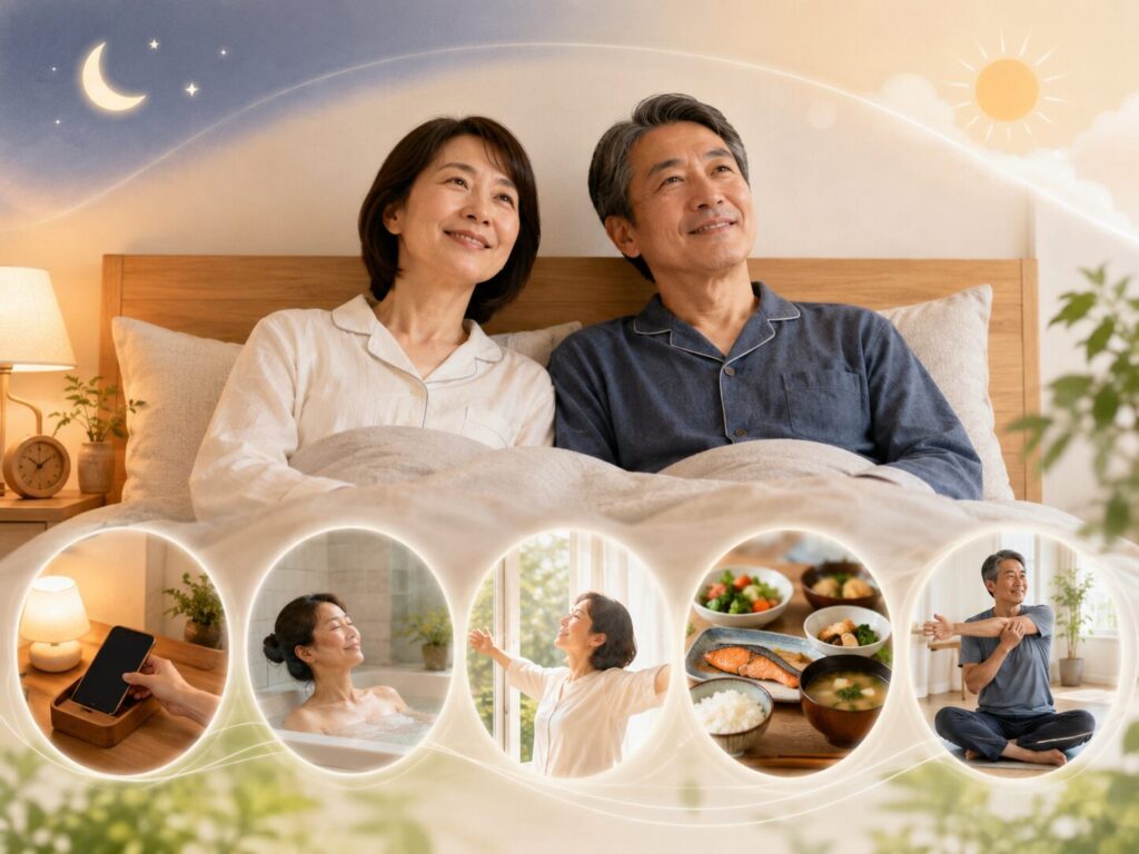 中高年の睡眠の質を改善するには?疲れを残さない体づくりと快眠習慣 4 酵素のちから 睡眠の質を改善する快眠習慣