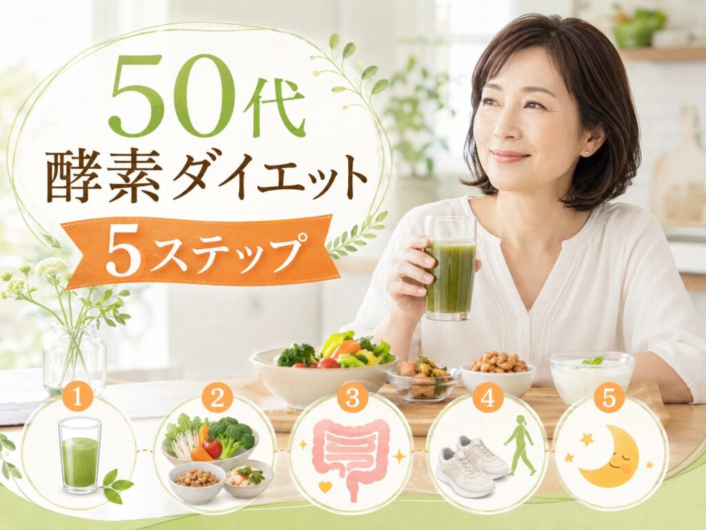 50代から始める酵素ダイエットのやり方|無理なく続ける5つのステップ 3 酵素のちから 50代ダイエットやり方